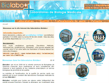 Tablet Screenshot of biolaboplus.fr